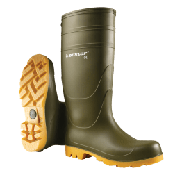Orange dunlop boots canada sales