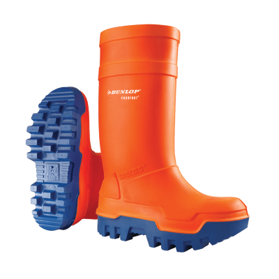 Orange Full Safety Wellingtons C662343 Dunlop Purofort Thermo 